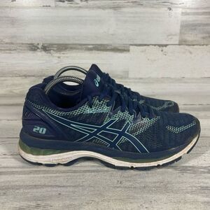 Asics Women's Blue Gel Nimbus 20 Running Athletic Shoes Size‎ 10